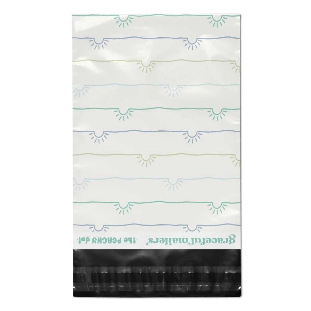 Blue‎ Sunshines Poly Mailers 10x13 Inch 100 Pack Shipping Supplies Cute Mailers